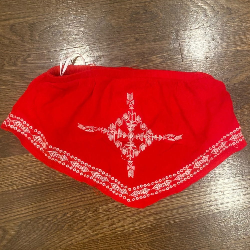 Red Bandana Top